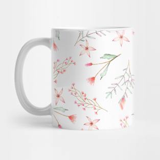 Soft Floral Twigs Mug